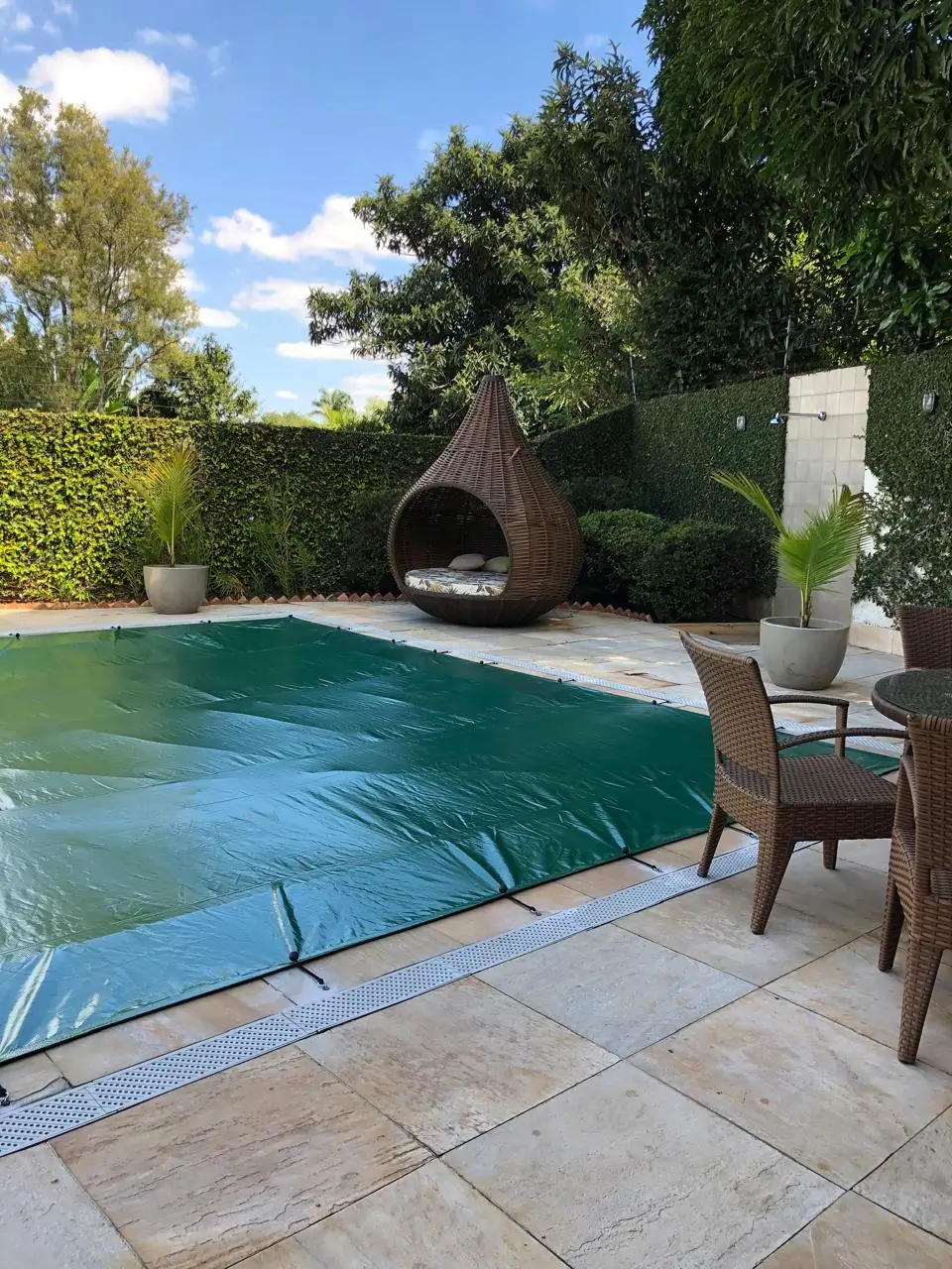 Capa de Segurança para piscina 